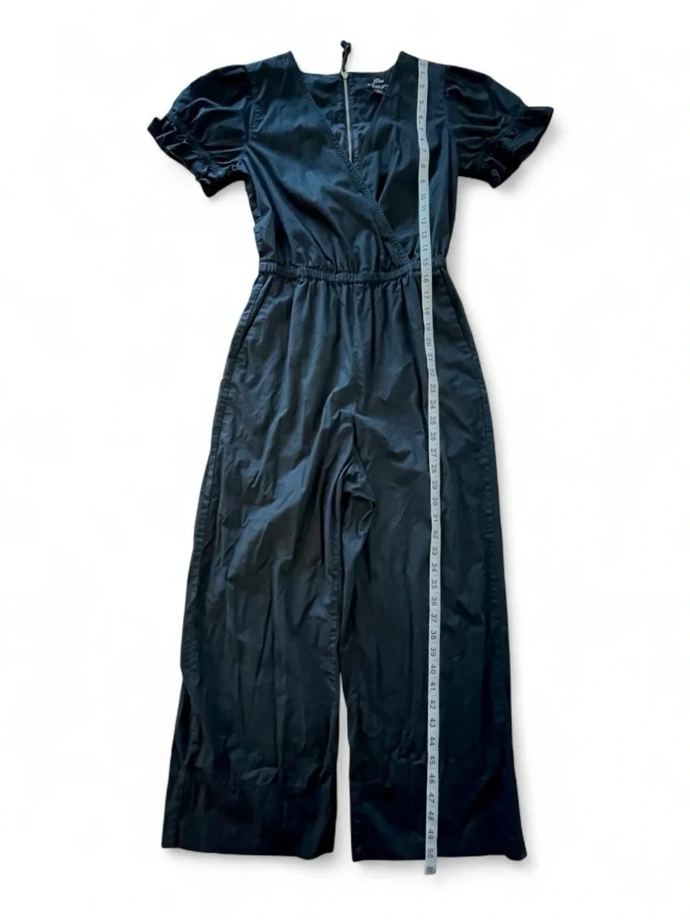 J.Crew Black Cotton Jumpsuit